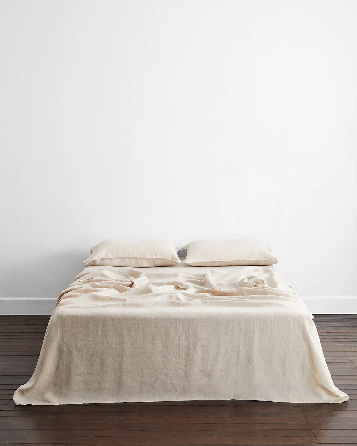 Turmeric & Oatmeal 100% French Flax Linen Bedding Bundle - Image 4