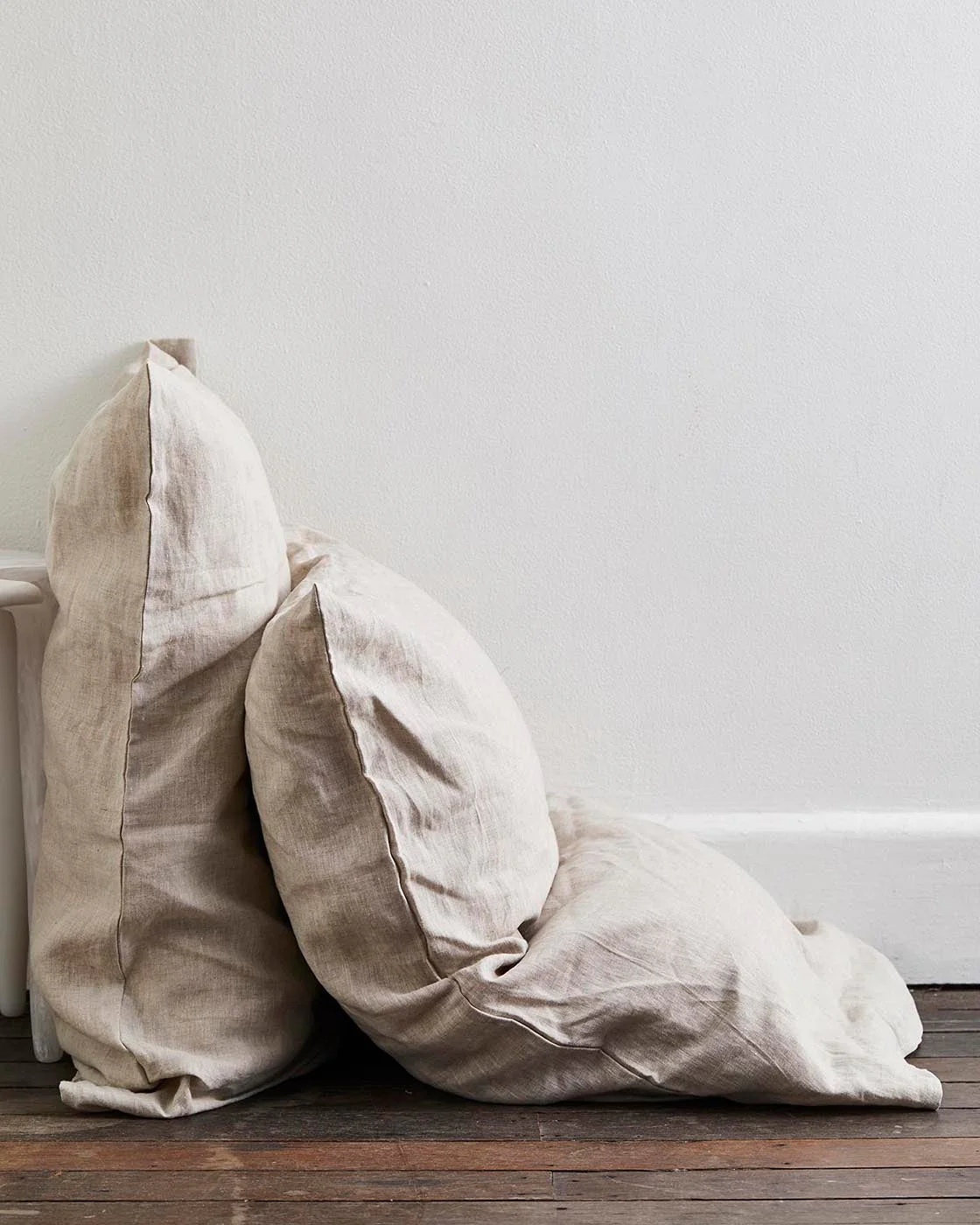 Turmeric & Oatmeal 100% French Flax Linen Bedding Bundle - Image 5