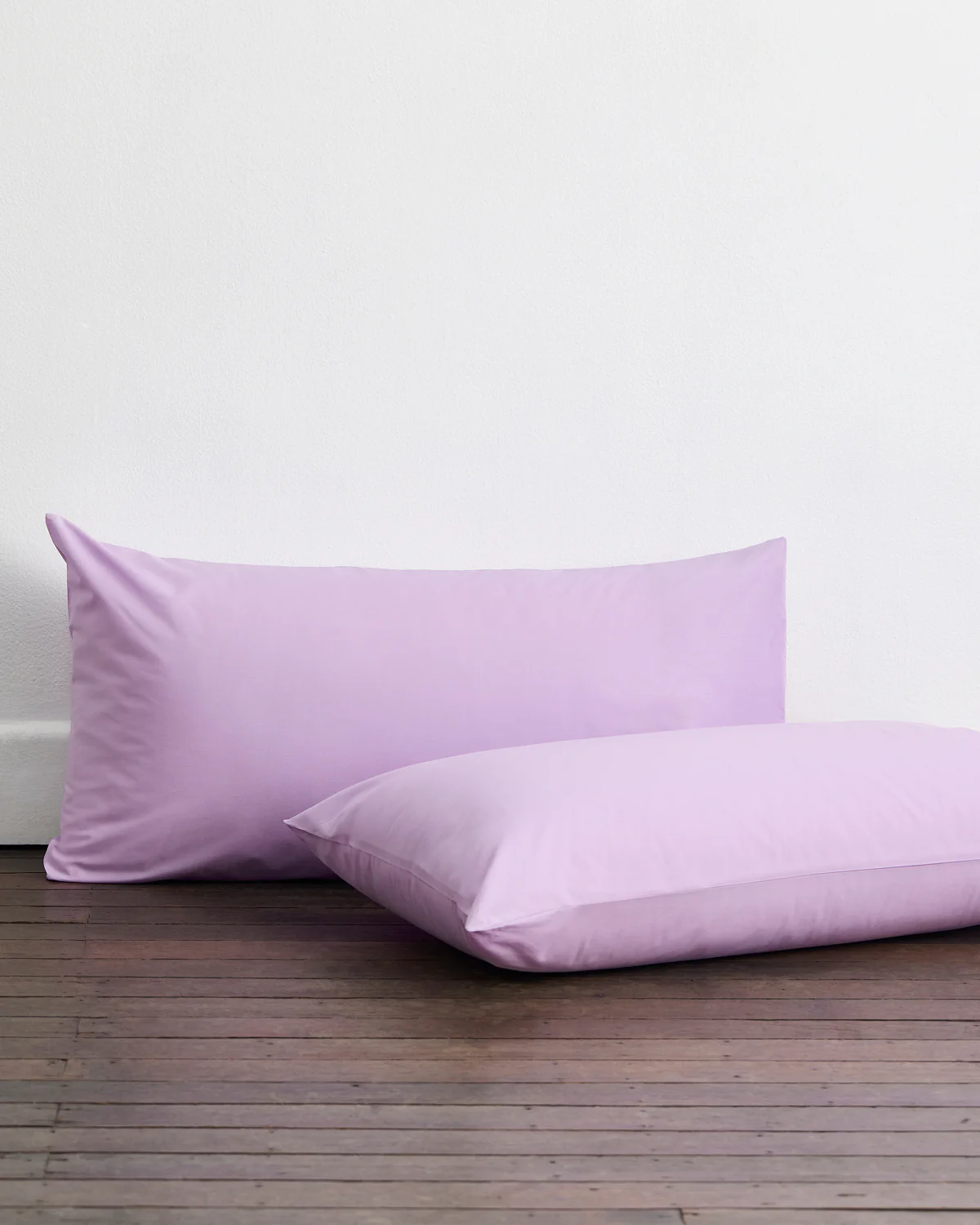 Violet 100% Organic Cotton King Pillowcases (Set of Two)