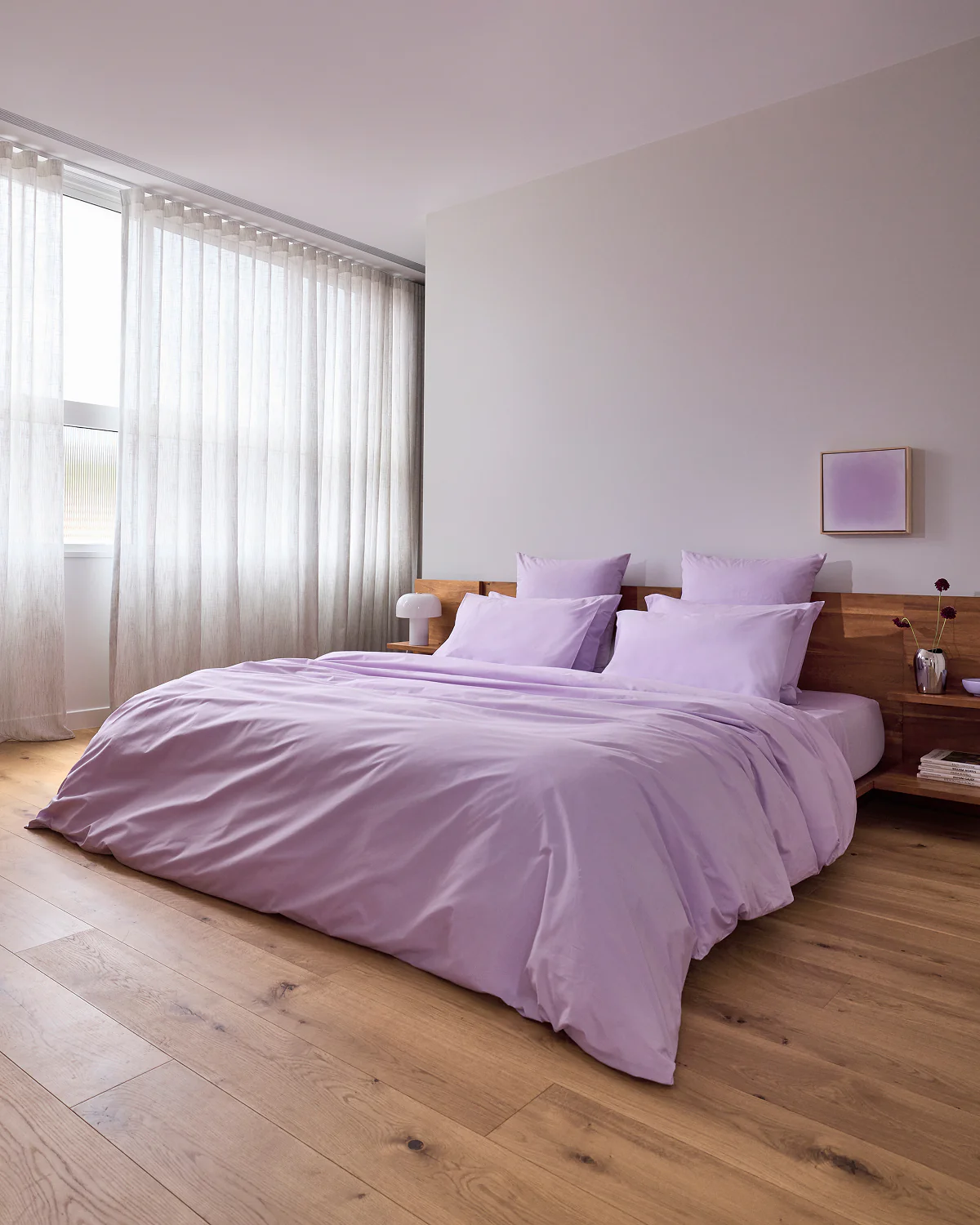 Violet 100% Organic Cotton Bedding Set - Image 6