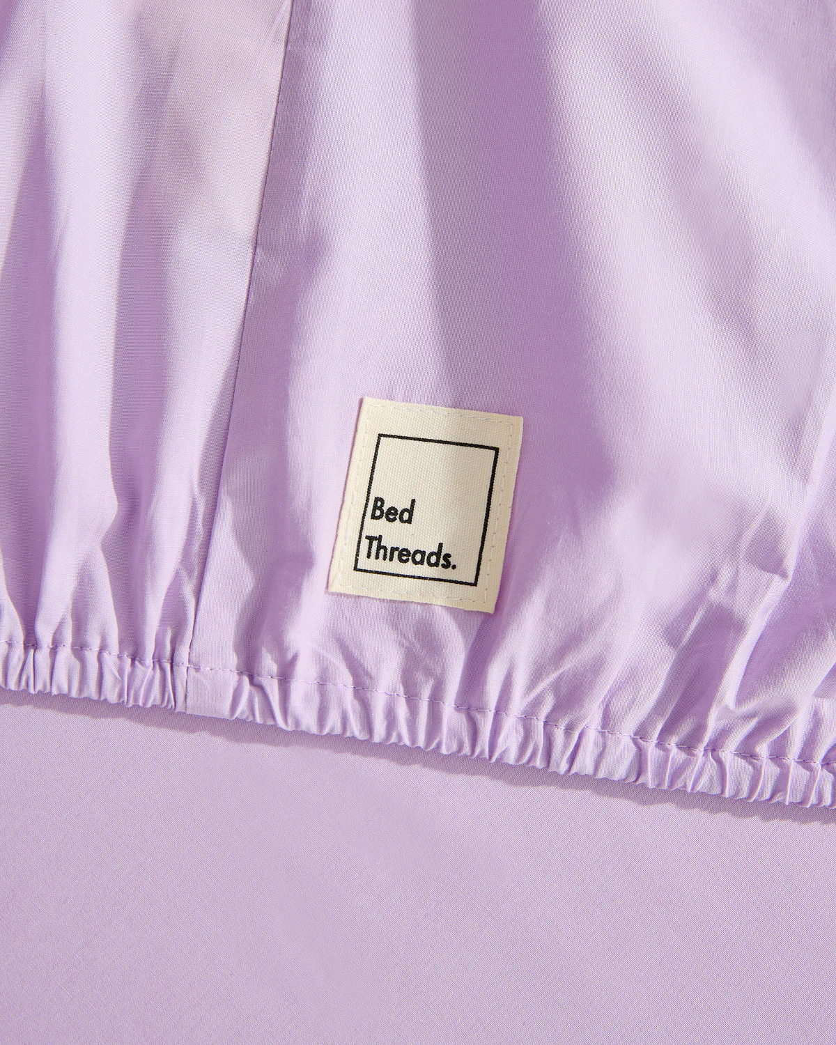Violet 100% Organic Cotton Fitted Sheet - Image 2