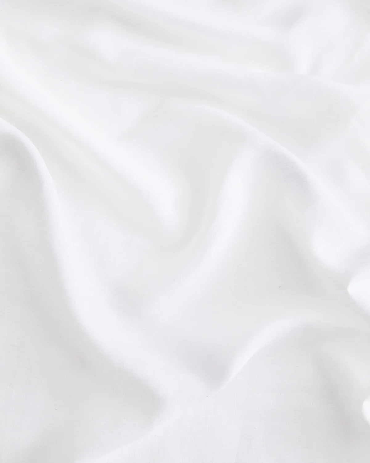 White 100% French Flax Linen Fitted Sheet Set - Image 4
